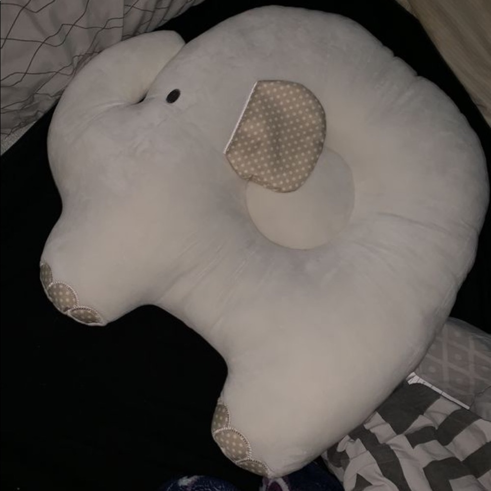 elephant baby pillow
